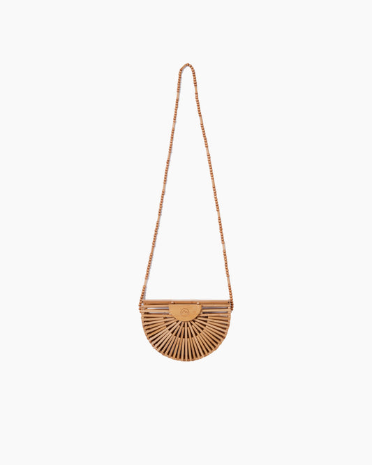 Half Moon Bamboo Purse